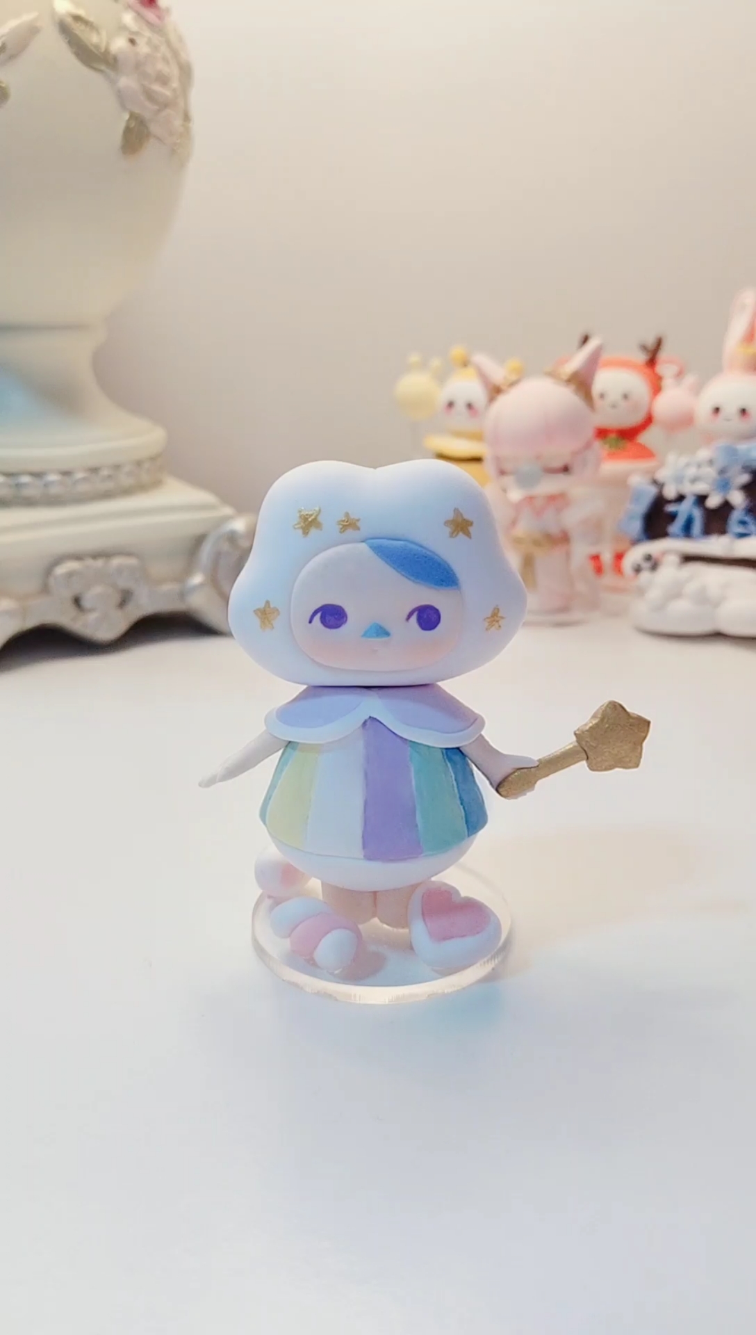 超轻黏土#萌萌哒云朵毕奇宝宝盲盒