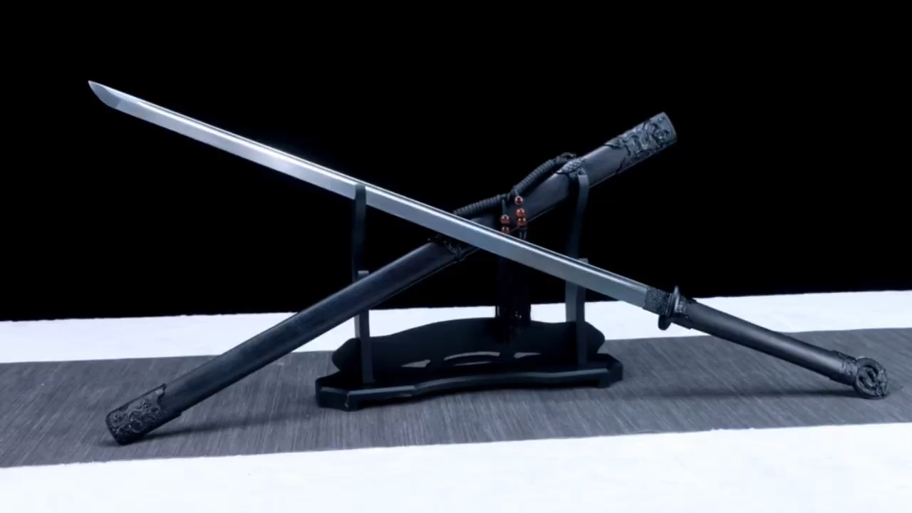 猫咪日记#影龙直刀》大切刃直刀唐刀