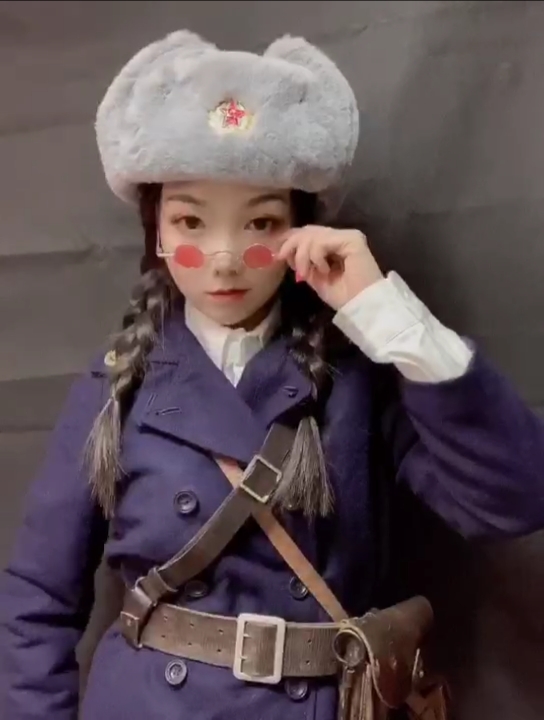 cosplay二战苏军小姐姐