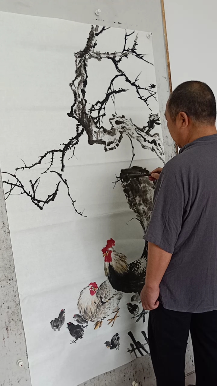 三桐草堂画家王占海#事事大吉