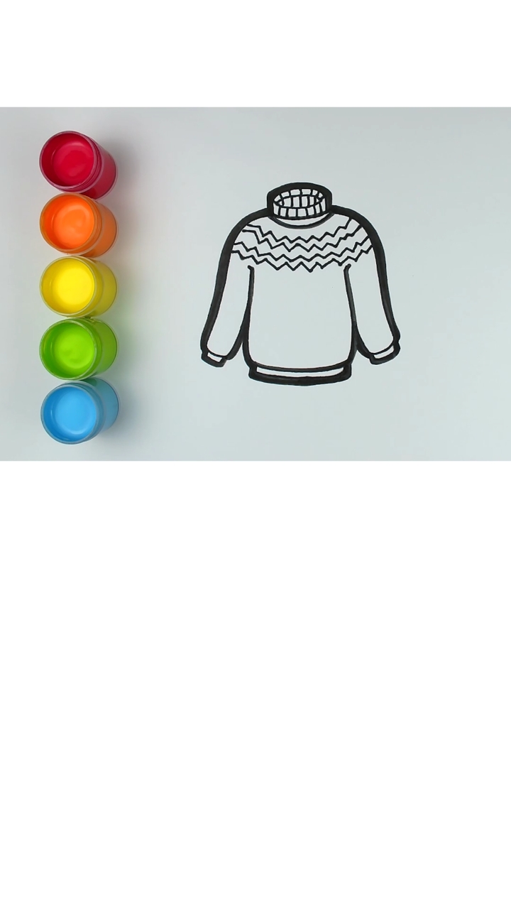 毛衣怎么画简单图片