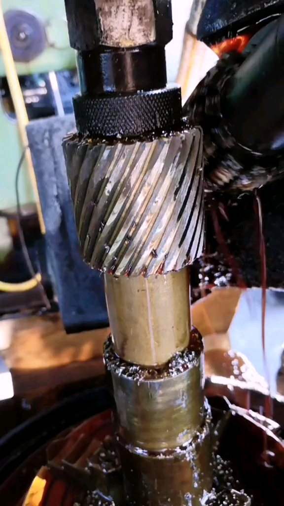 这样的斜齿轮最好铣了.