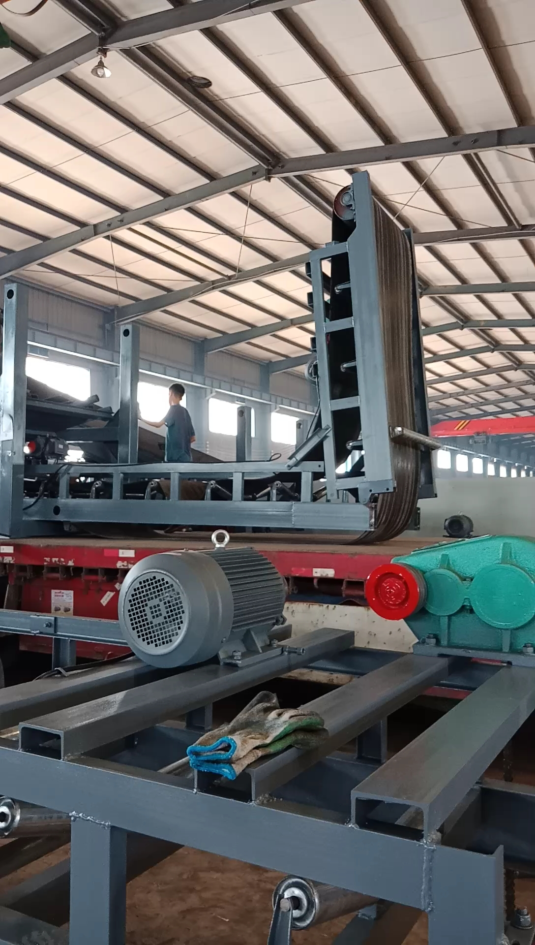 滚筒筛沙机#定制版50型滚筒筛沙机装车发货咯