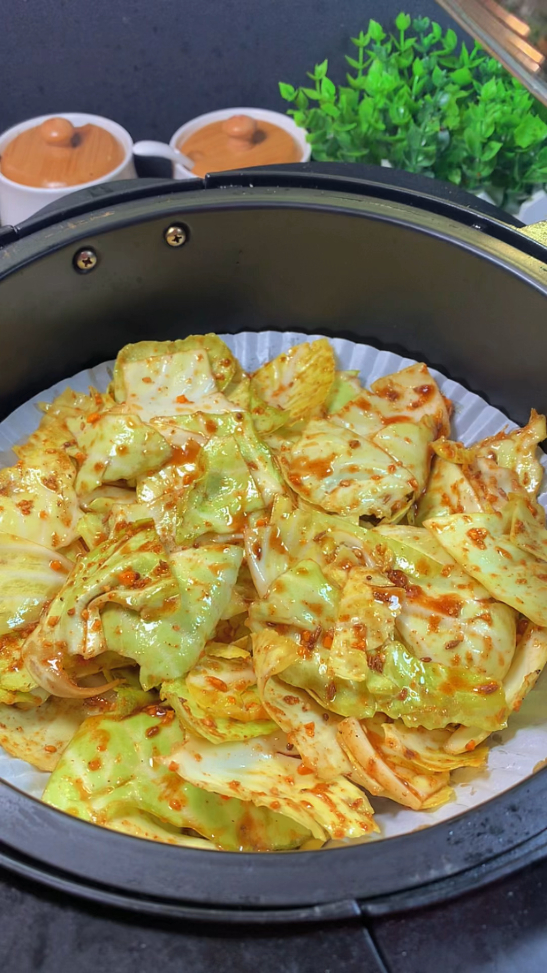 空气炸锅烤包菜