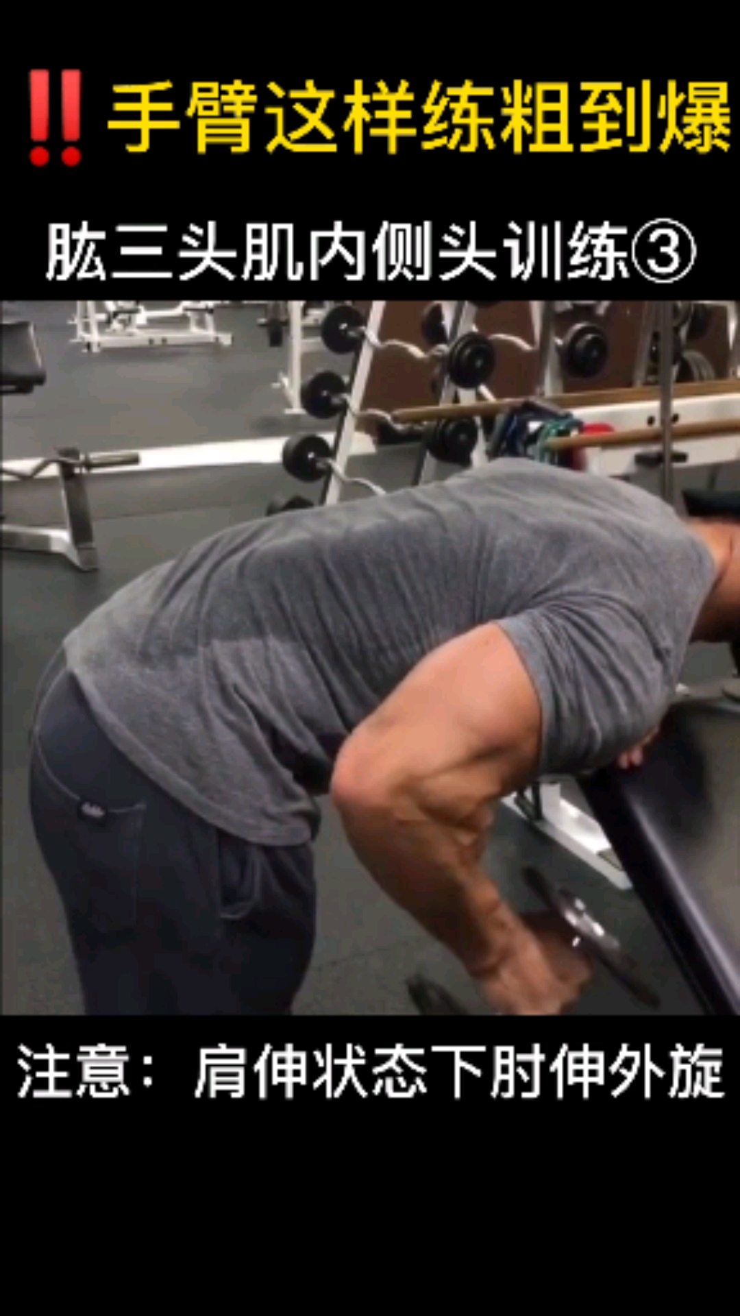 肱三头肌#三头过肩法力无边
