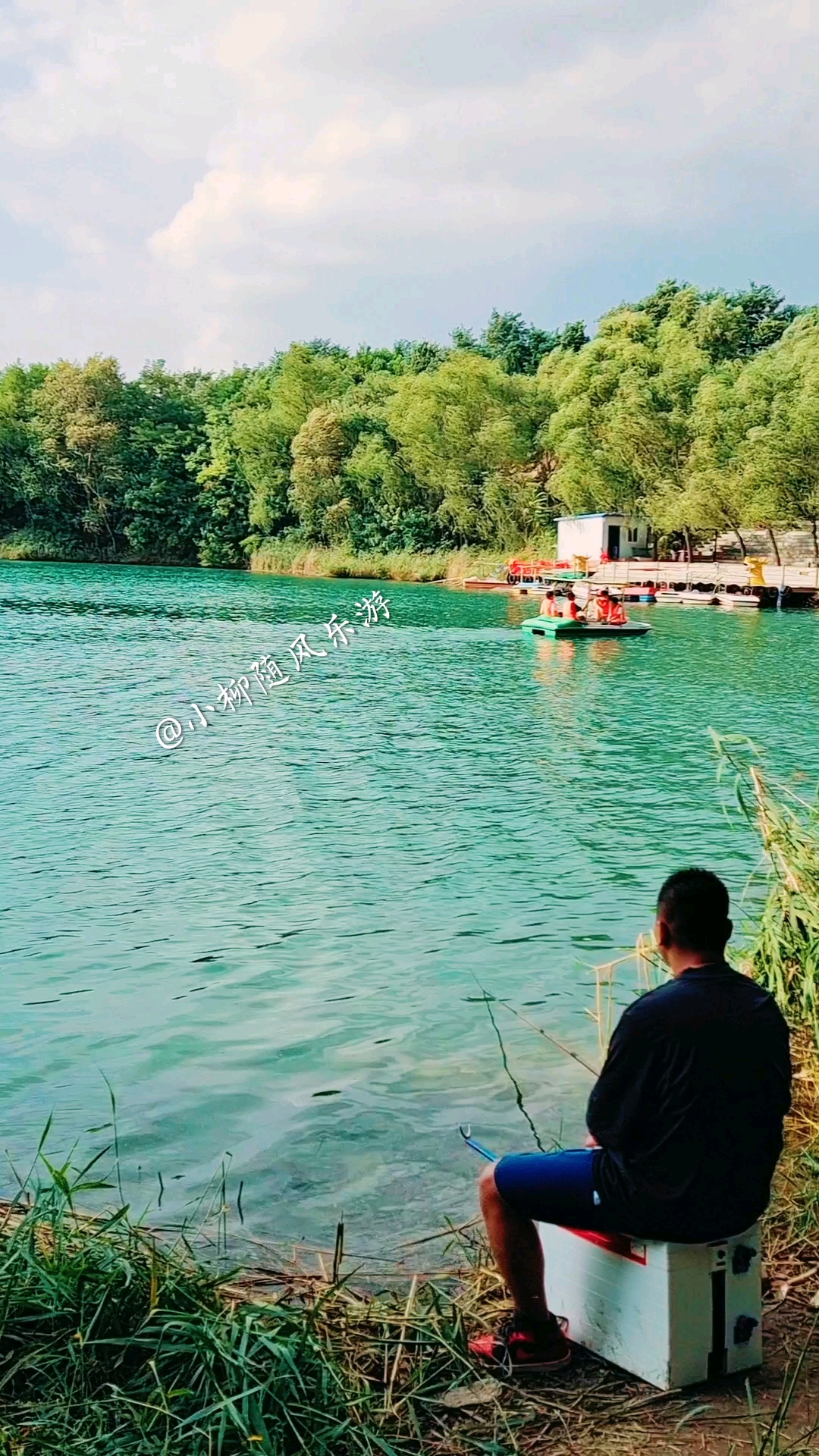 旅行#甘肃庆阳市镇原县太阳池,景色秀丽,适合避暑烧烤垂钓唱歌谈恋爱