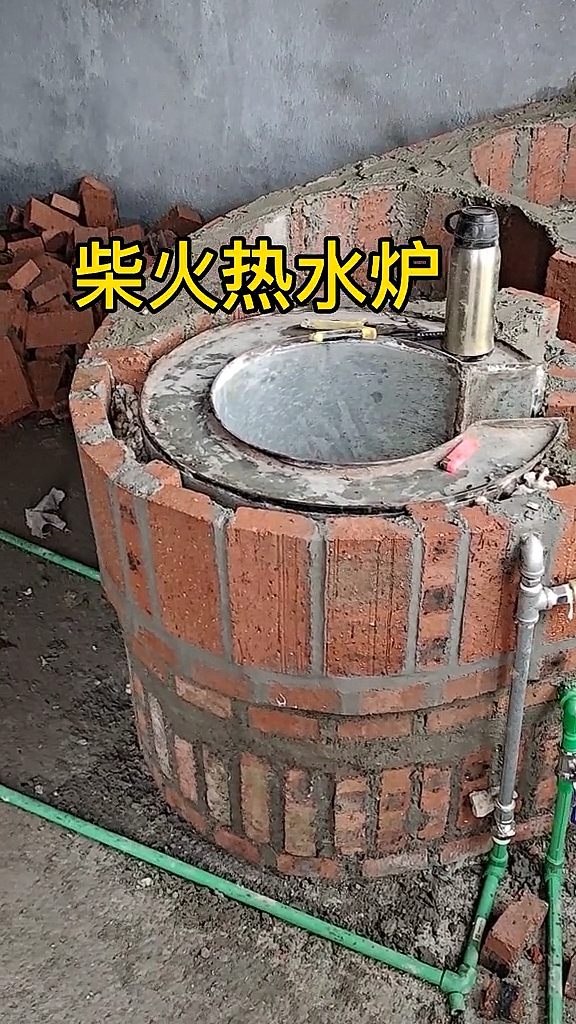 高手在民间#农村柴火热水炉