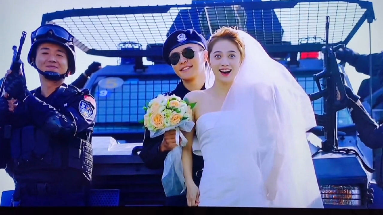 电视剧你是我的城池营垒%婚纱照