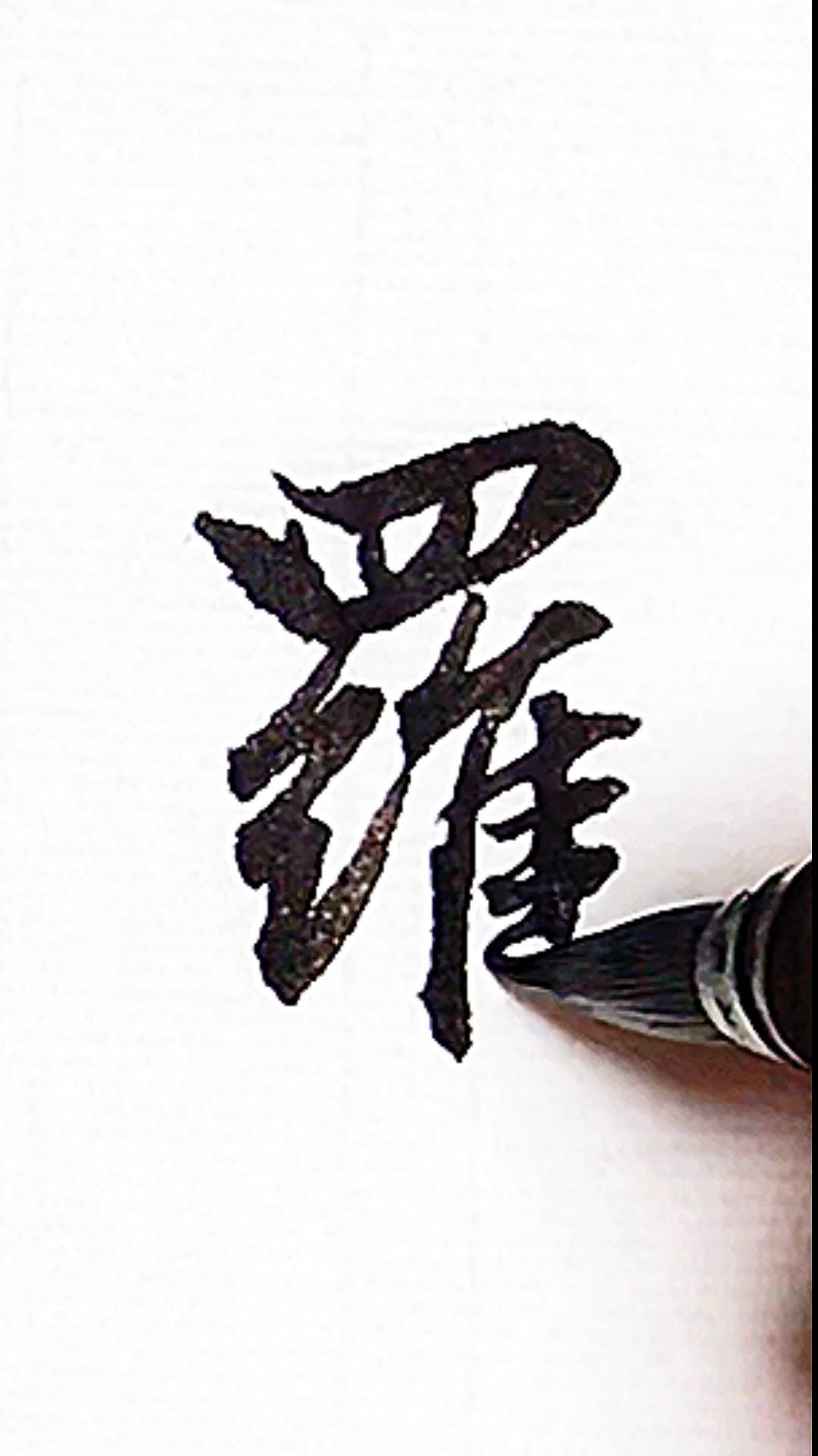 全民书法秀#百家姓:罗!