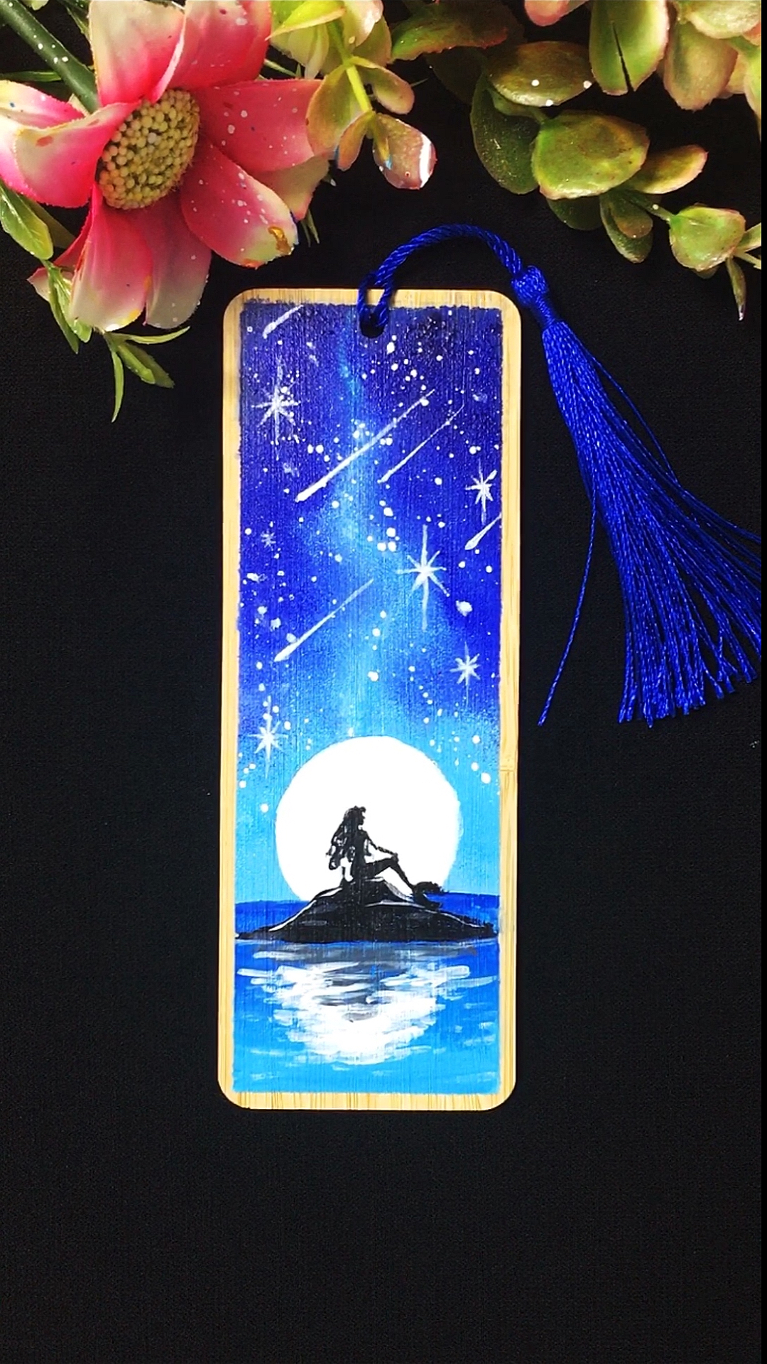 书签#美人鱼画书签上,有人喜欢吗?