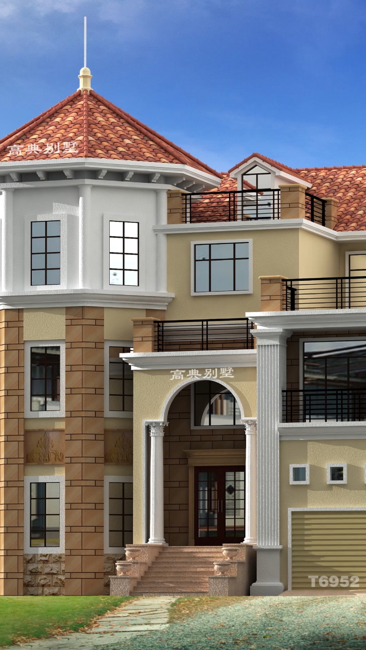 每层飘窗设计,大户型别墅采光也不再是问题