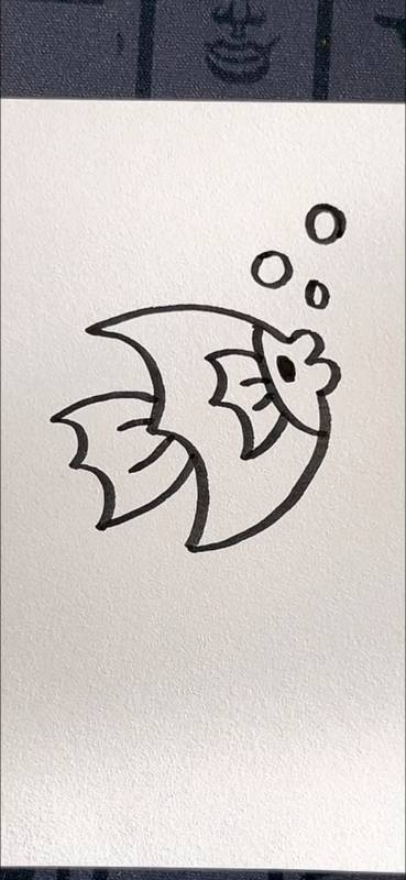 组队一起学用数字3画小鱼95吧!一学就会!