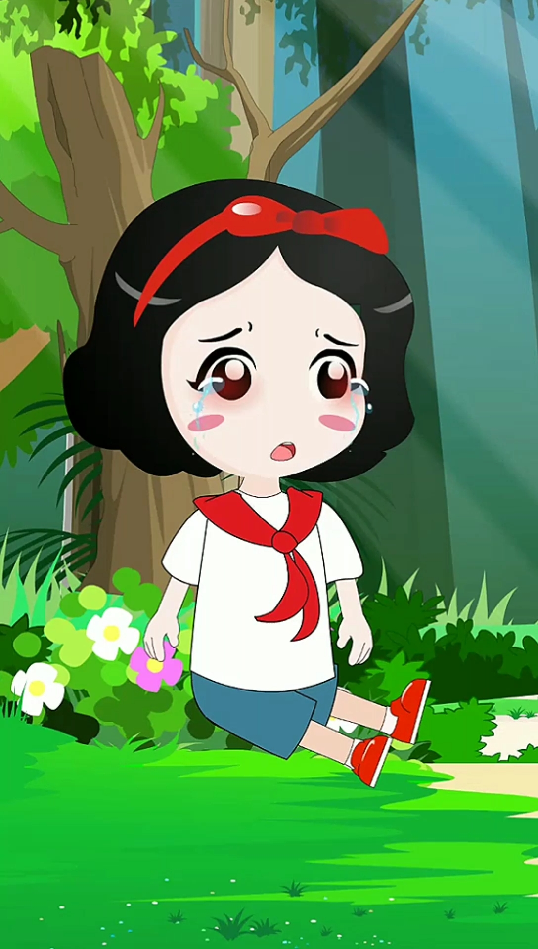 #动漫#白雪为什么哭的这么伤心?