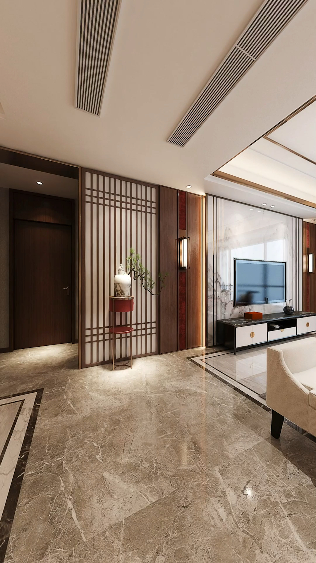 东方独有的传统中式古韵与现代设计融合的新中式风格家具,现代东方