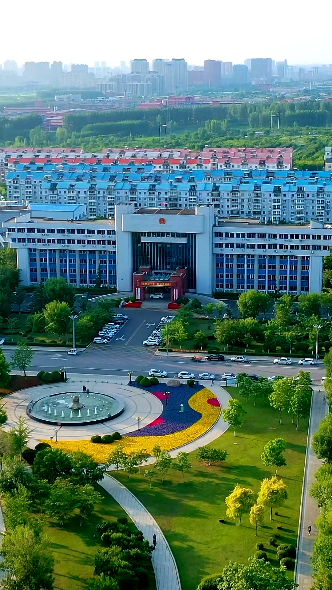 航拍宏伟区一隅,感受城市前进脚步.-度小视