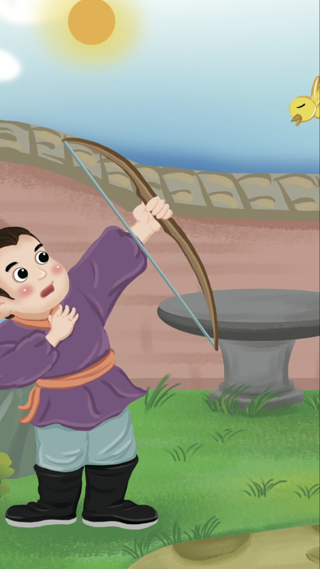 独竖一知##好故事#惊弓之鸟