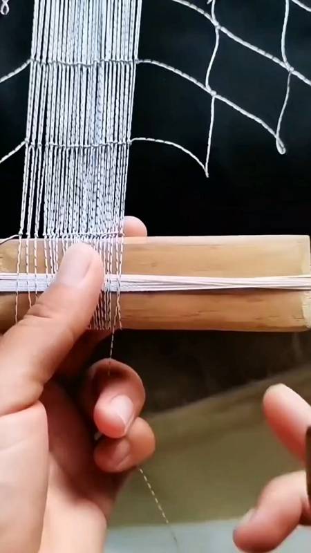 手撒网编织方法图解图片