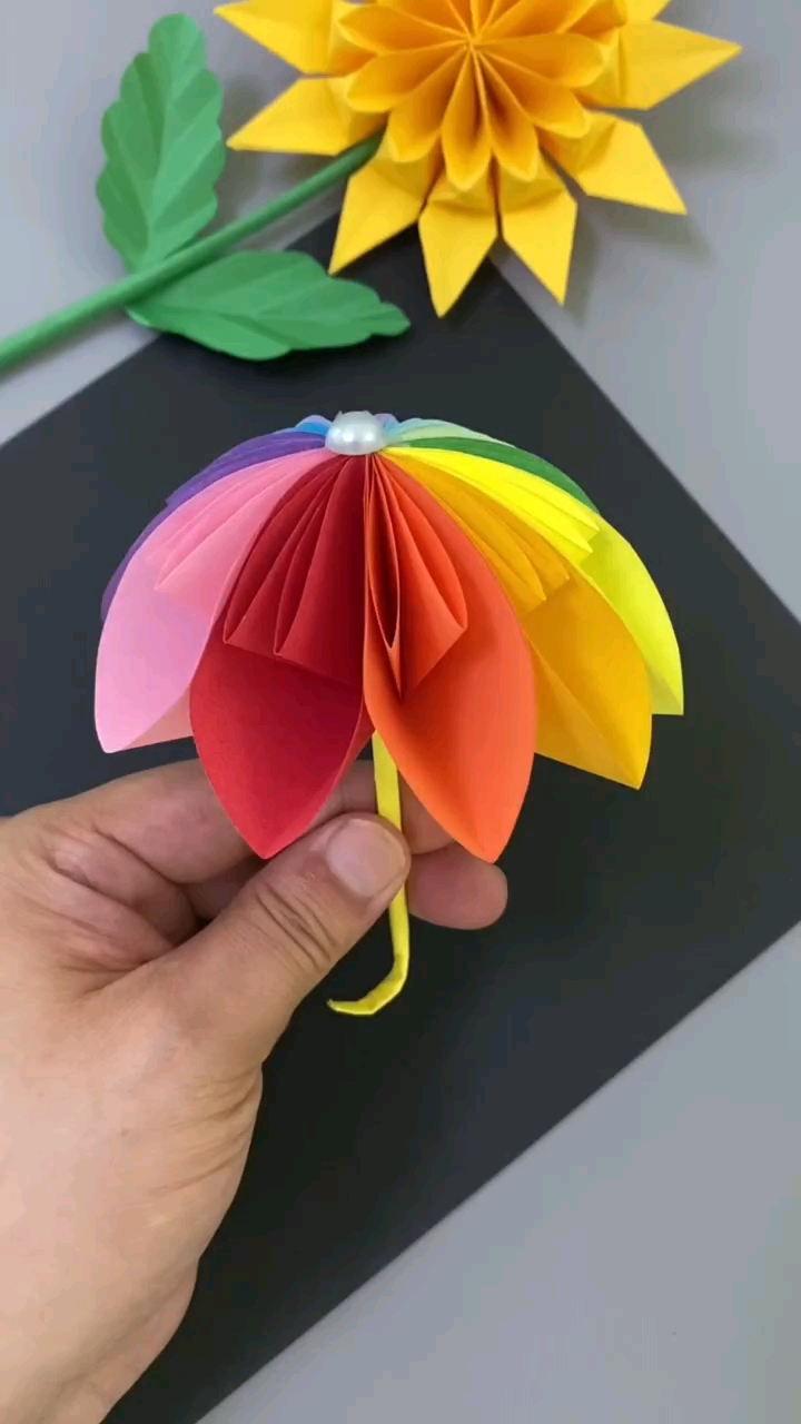 雨伞的做法手工图片