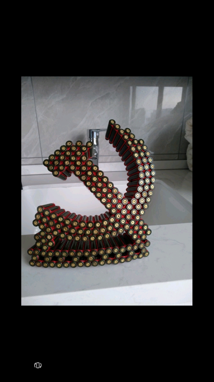 弹壳工艺品(本人靶场捡的壳,业余编织,有多种壳和挖的头)