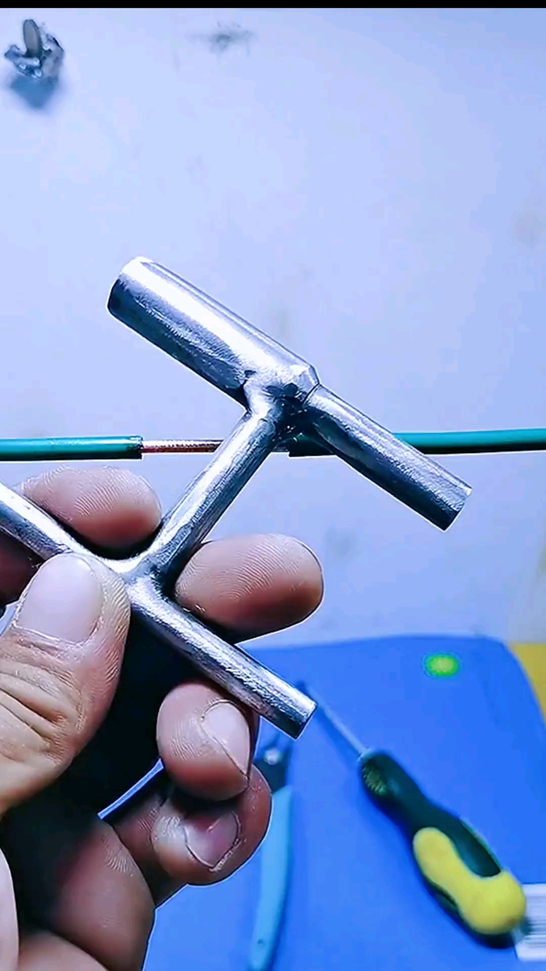 自制并线器一把