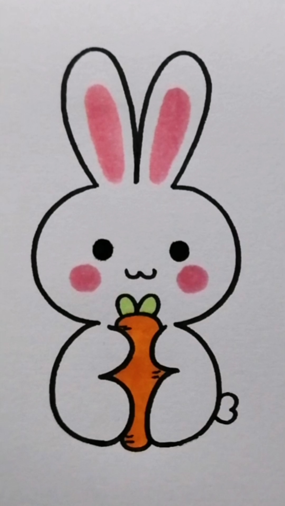 画可爱的小白兔图画图片