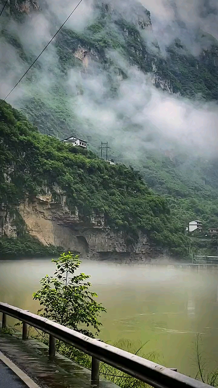 金口河大峡谷#什么都不想说,只想听歌看风景.治愈治愈心情