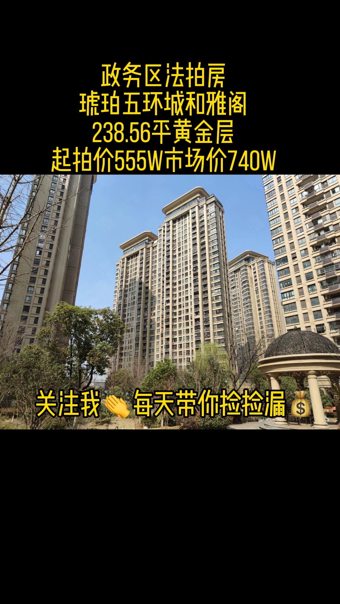 合肥#政务区法拍房-琥珀五环城238.