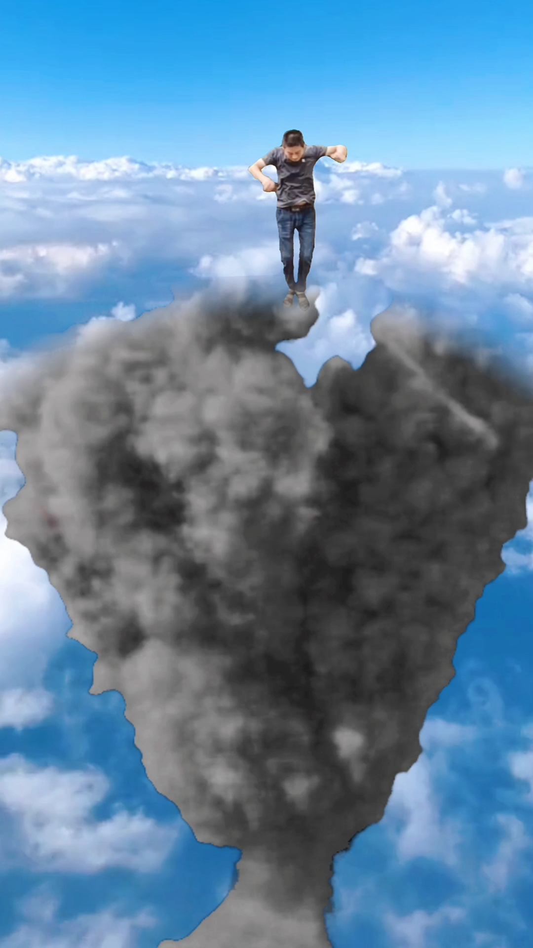 手机摄影#手机特效#跳水搞笑视频