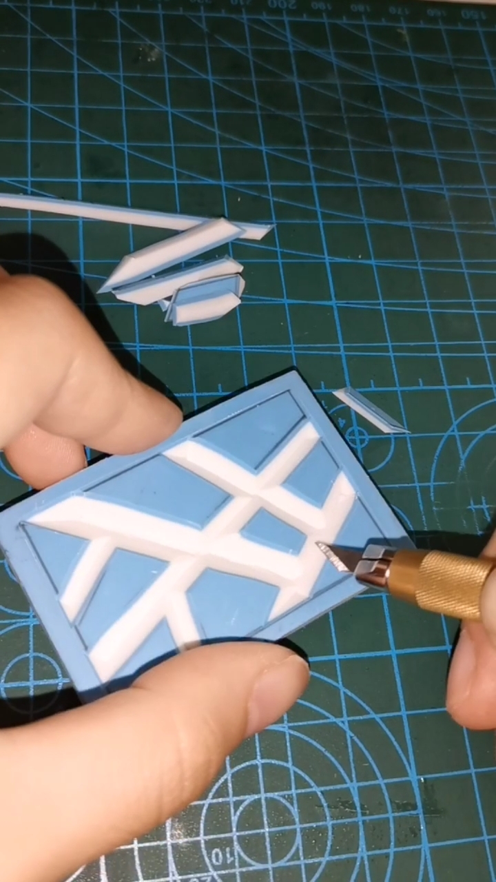 橡皮章#碎镜留白教程