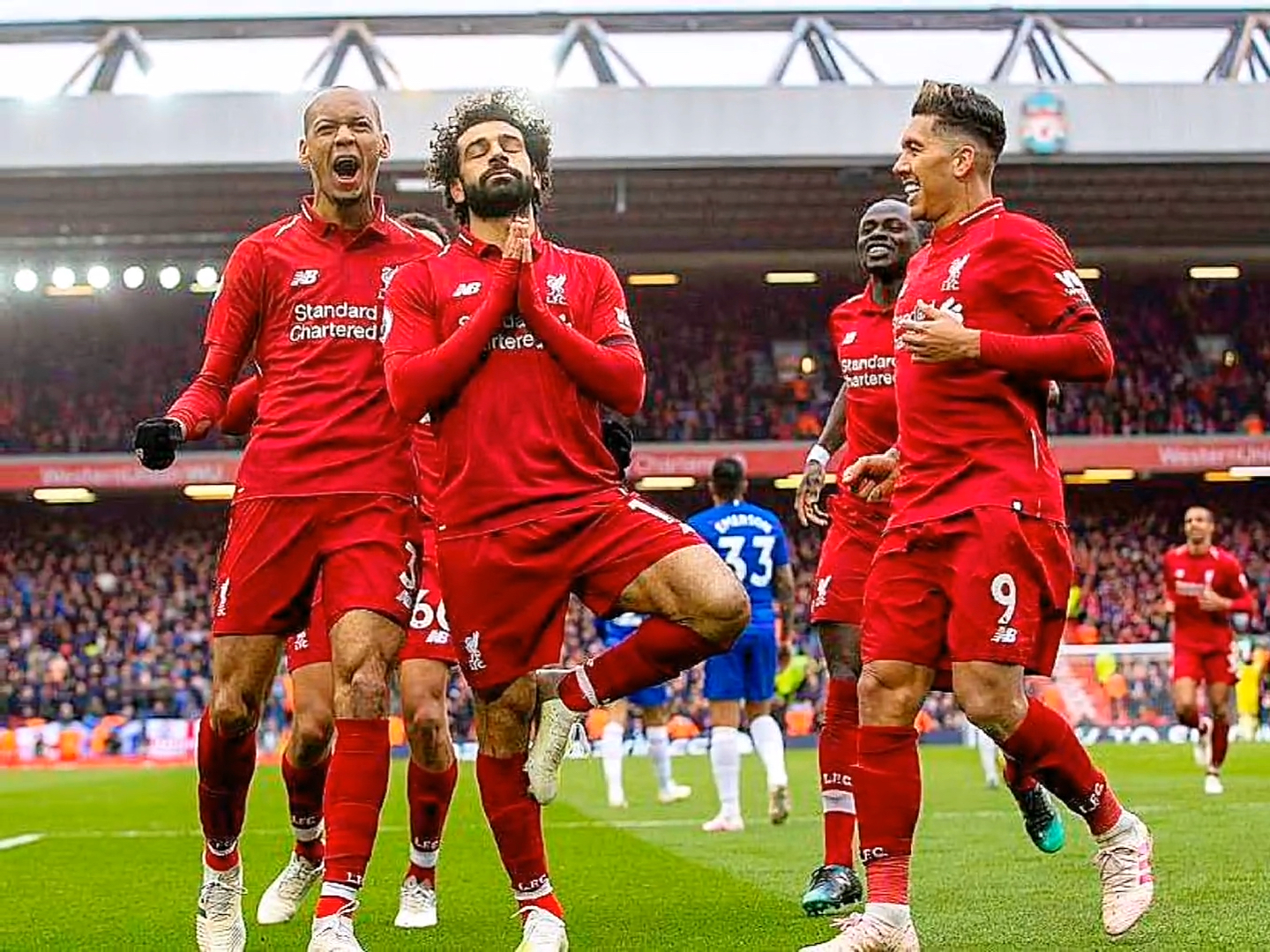 足球#萨拉赫经典庆祝动作