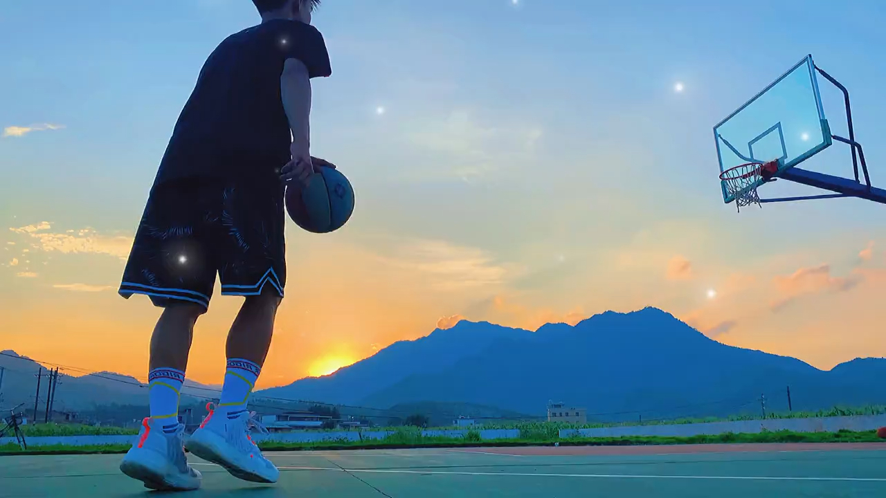 篮球是男孩子的浪漫.