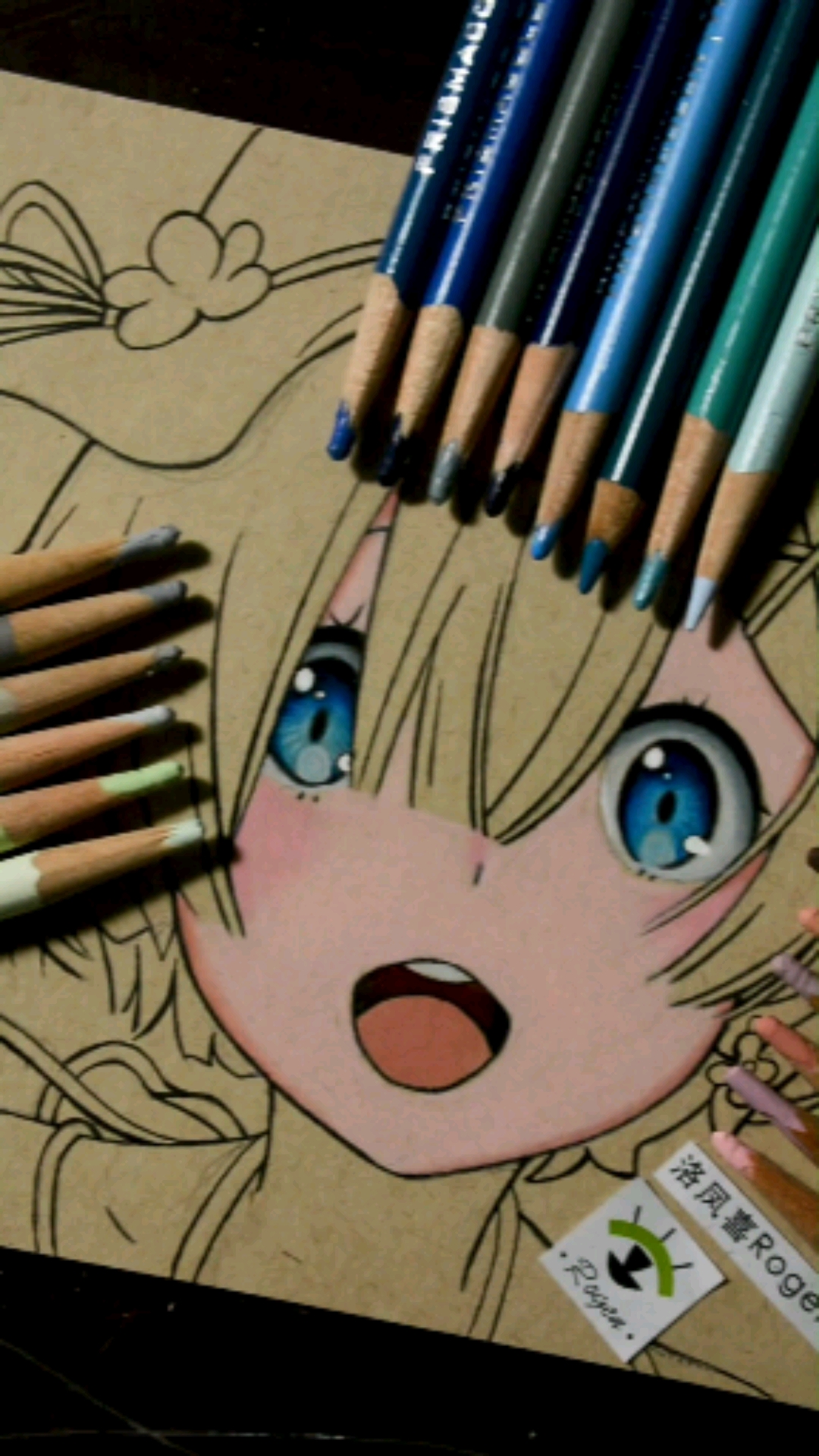 画画原来如此简单#诶呀呀,二次元世界里的女孩为什么如此可爱呢?