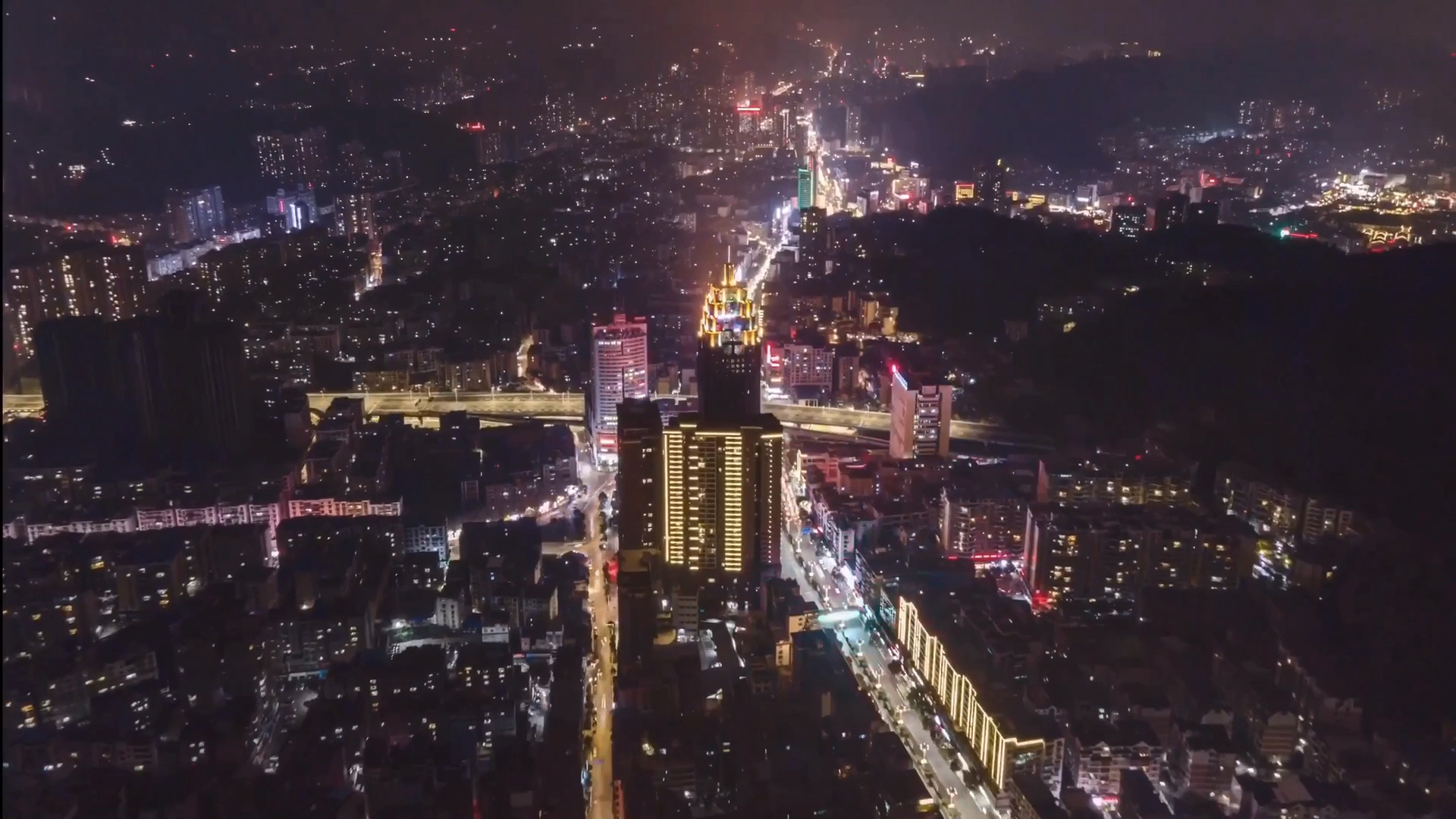 異鄉的春節#2021牛年前夕的遵義夜景