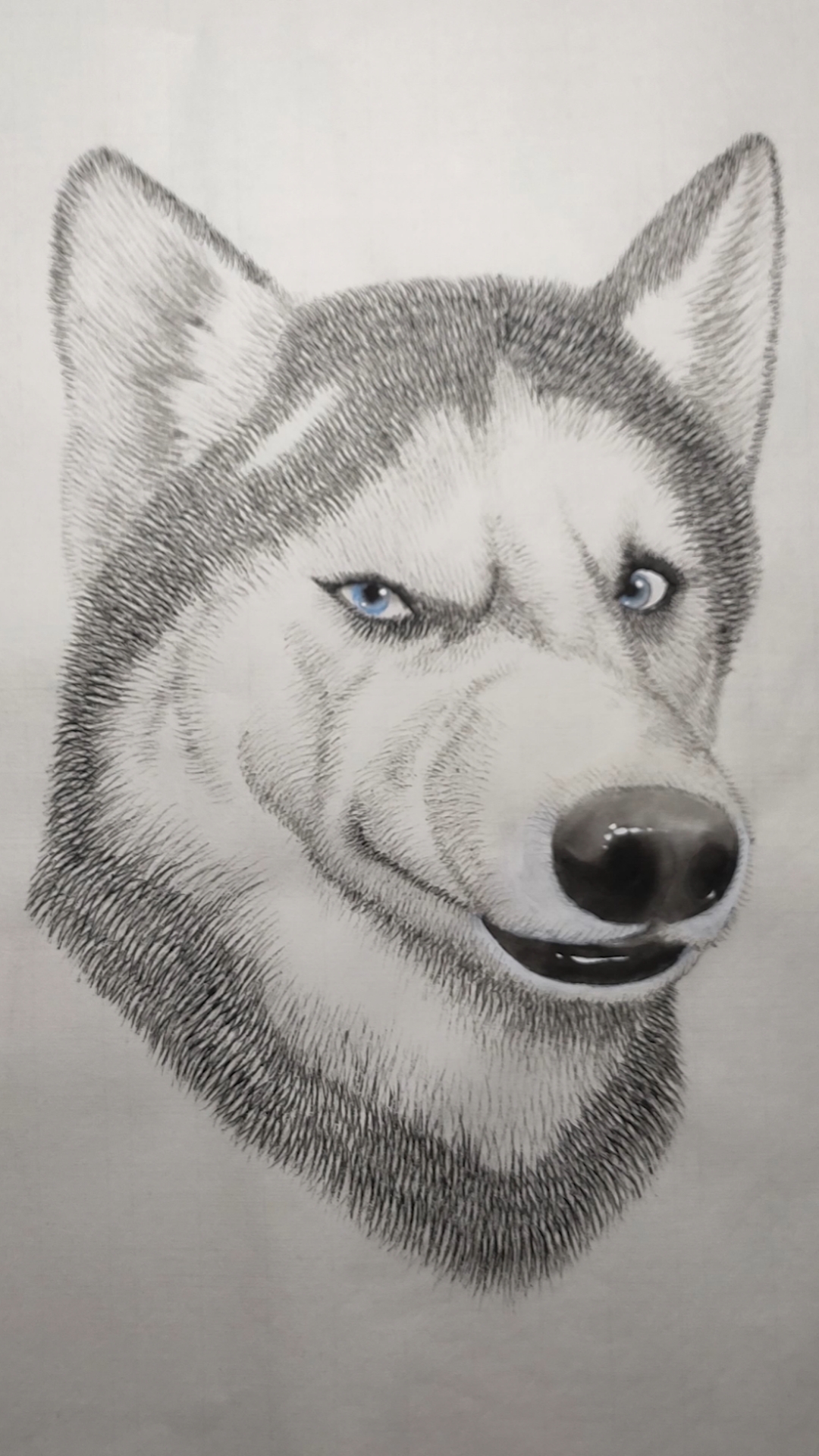 画画原来如此简单#毛笔画狗头