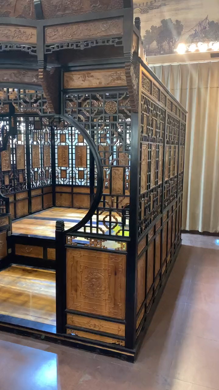 千工拔步床中床