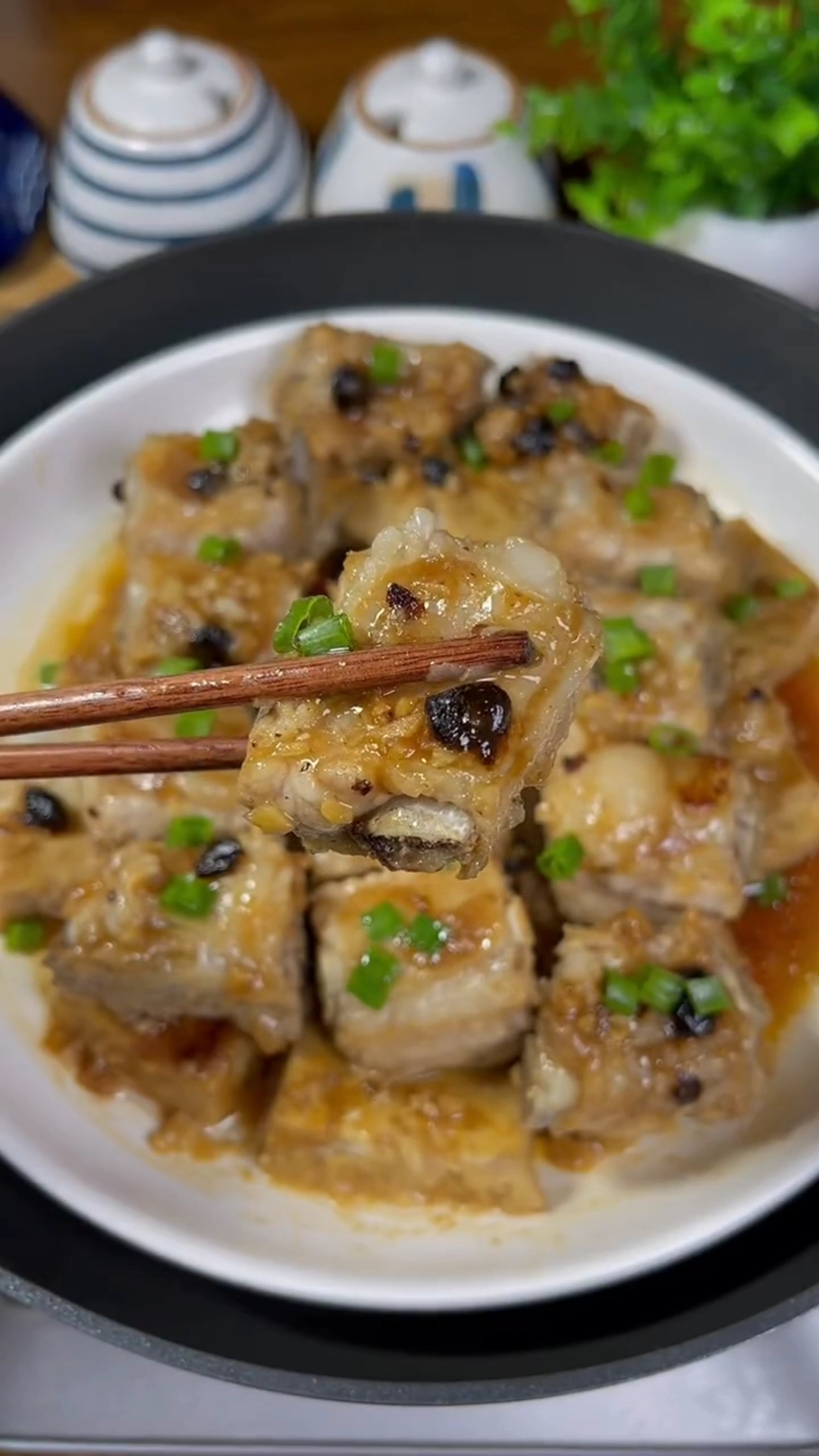 看8菜有食欲#广东家常菜豆豉蒸排骨