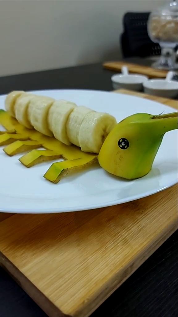 香蕉摆盘图片造型图片