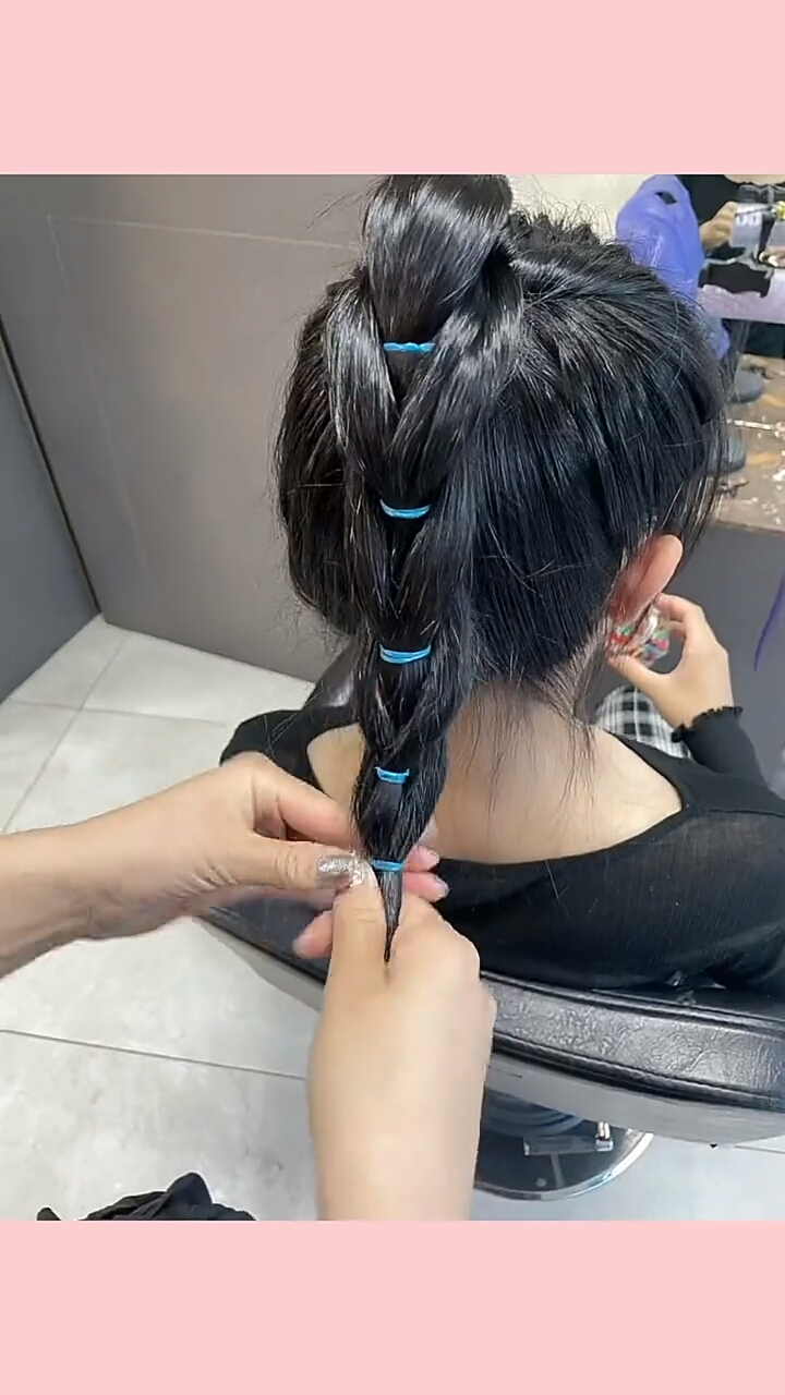 扎发教程#日常编发-度小视