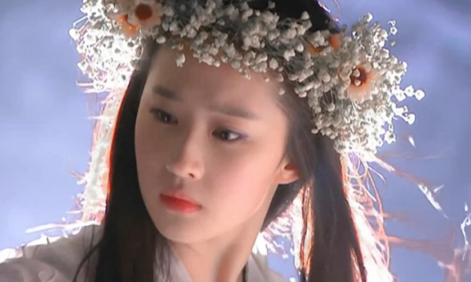 刘亦菲神雕侠侣小龙女两处绝美镜头
