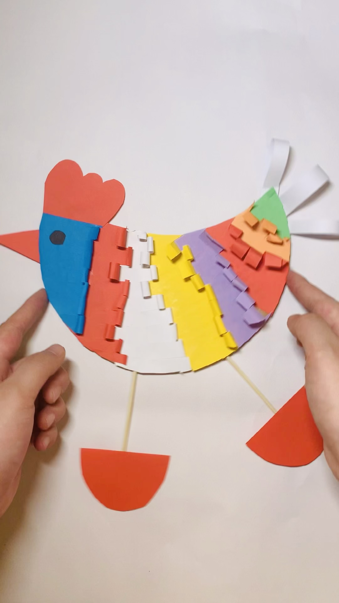 手工制作#大公鸡手工制作