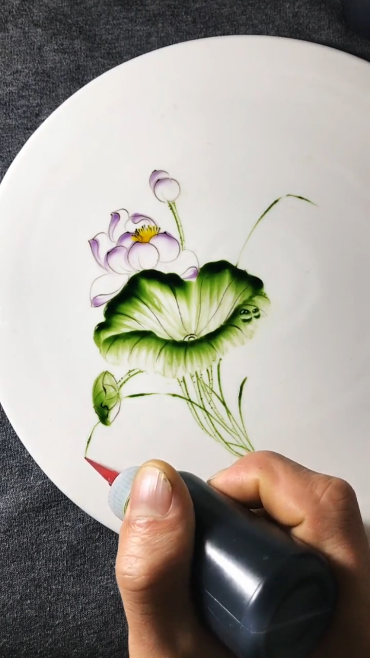 果酱画#唯美荷韵