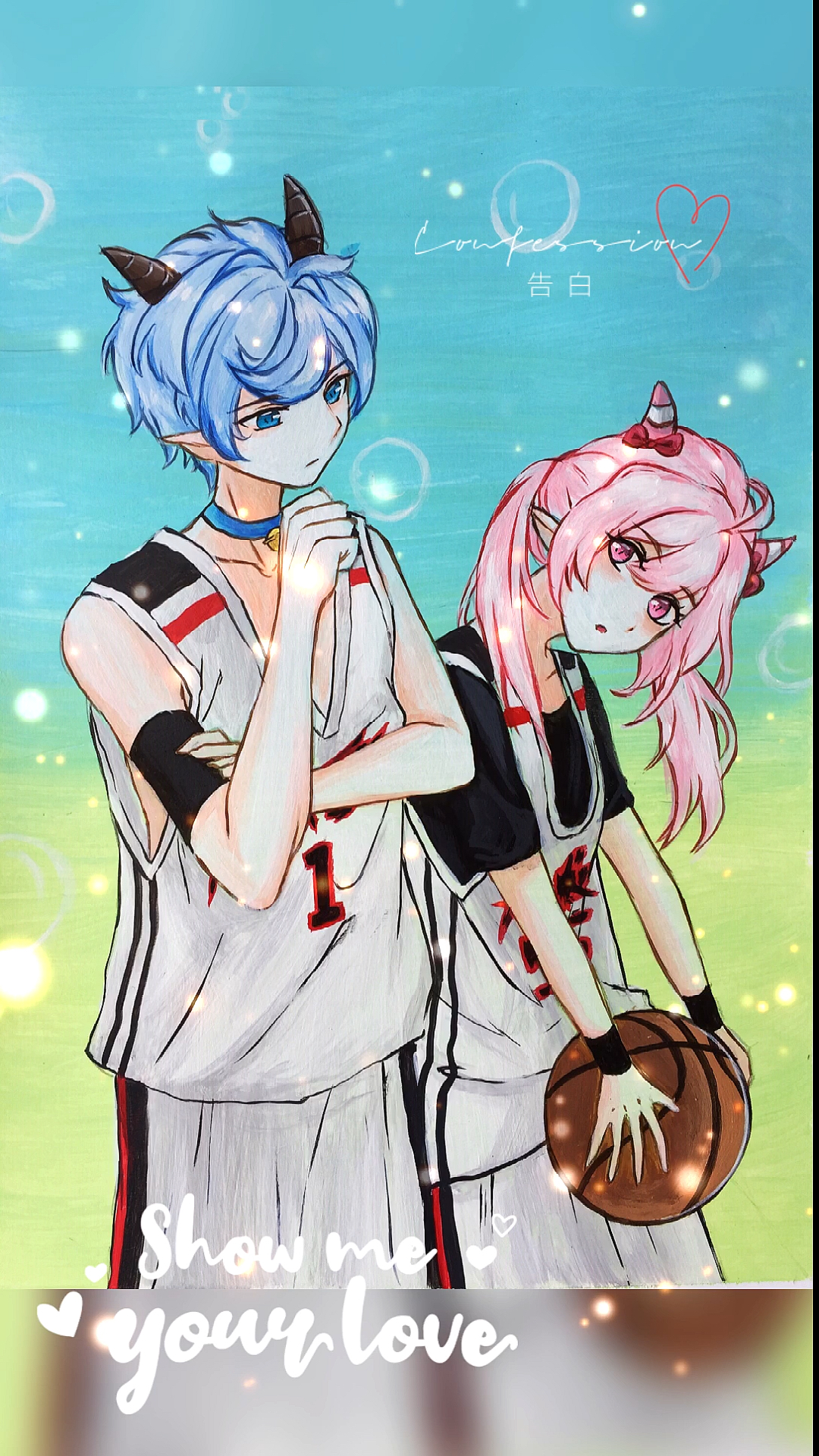 绘画学生时代喜美羊动漫拟人男的青春女的清纯