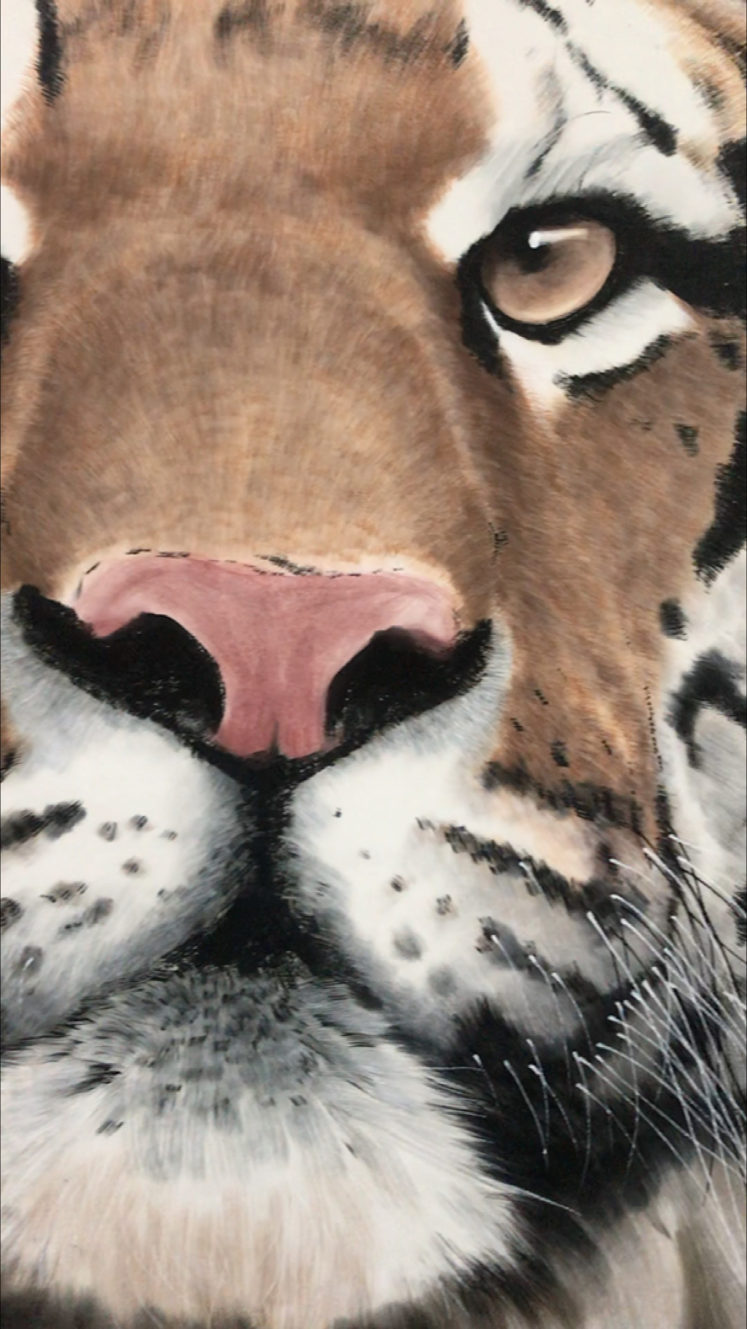 过好冬天#这个工笔虎头竟然如此美妙