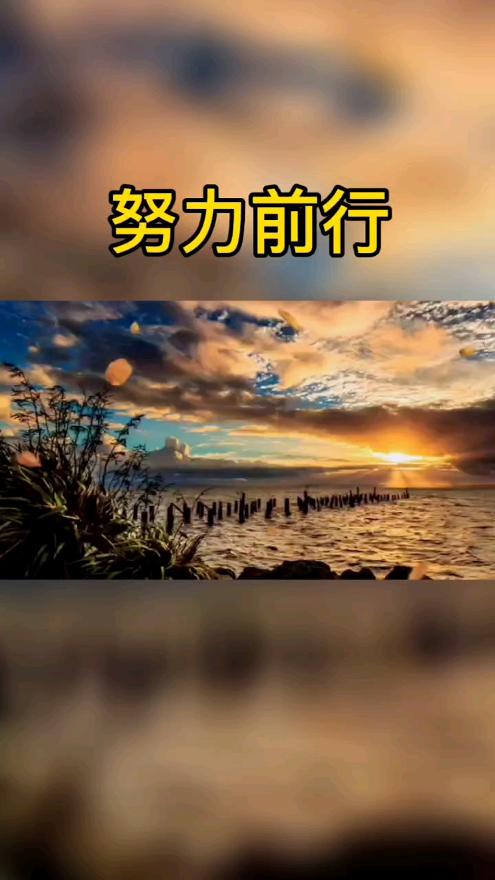 时间不会回头,人生没有如果,你只需要努力前行