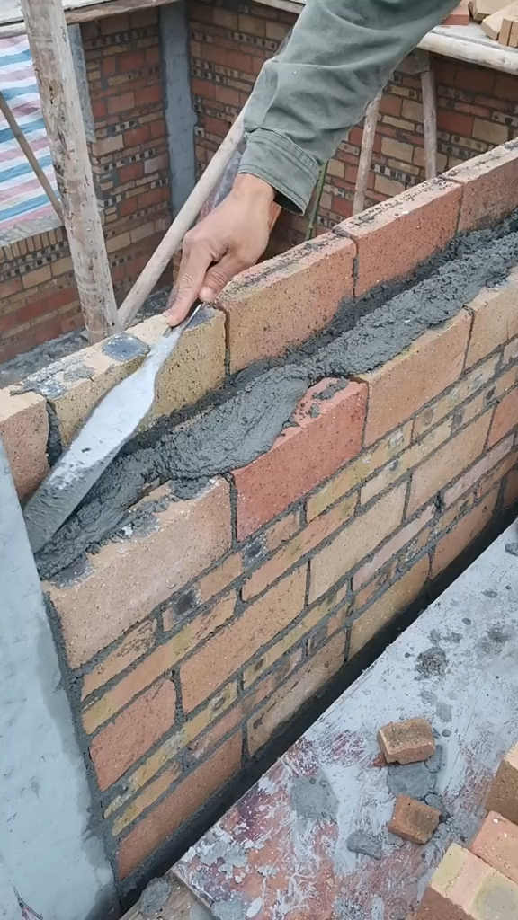 高手在民间#两广式砌砖手法