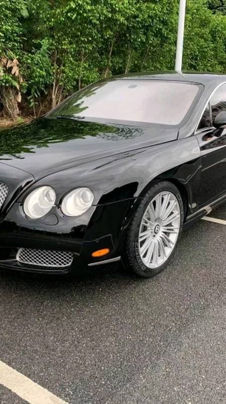 精品车09款宾利gt6.0黑色红内极品无敌车况起步抬头看车包中无钥