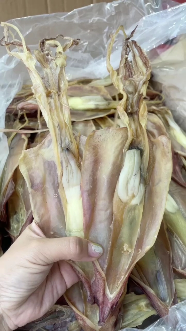 东山岛海鲜:本港鱿鱼母干,带卵,炖汤好食材,适合产妇月子-度小视