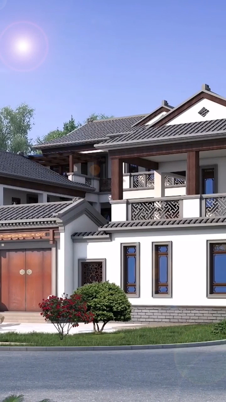 农村别墅#中国人住中国风,没毛病