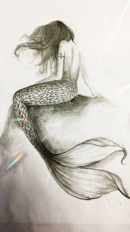 美人鱼#美人鱼画法,简单易学,你学会了吗?-度小视