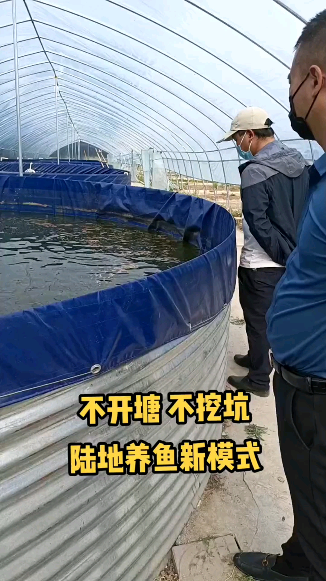 陸基養魚不挖魚塘在陸地就能養魚畝產比傳統養殖高了10倍設施化水產